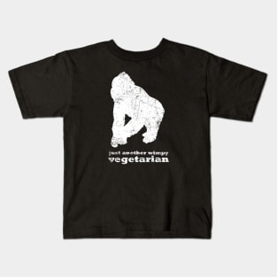 Just Another Wimpy Vegetarian GORILLA Kids T-Shirt